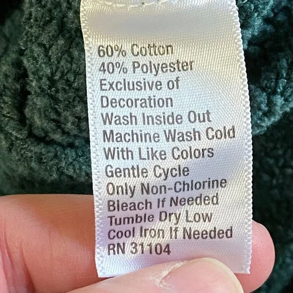 True Craft Love Y'all Sweatshirt Womens L Green Southern Coastal Western Cowgirl - Picture 5 of 5